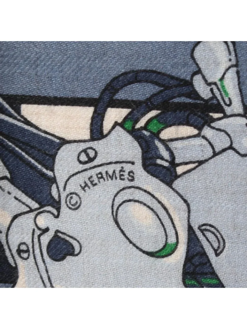 Hermes Scarf Carre 100 Robocabar Silk